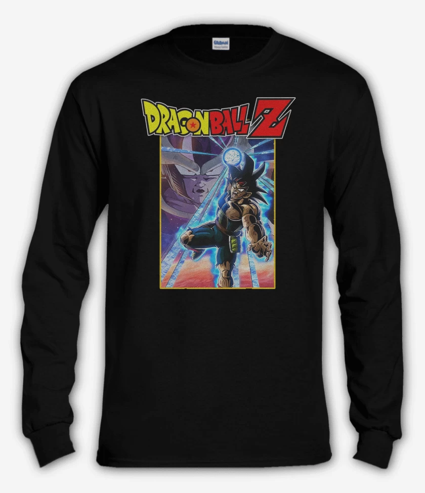 Polera manga larga Negro de DBZ Bardock Father of Goku