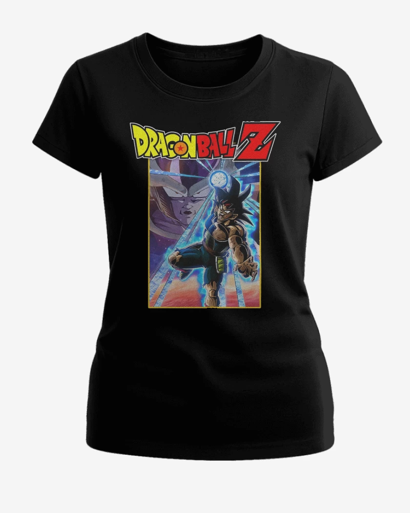 Polera de Mujer Negro de DBZ Bardock Father of Goku
