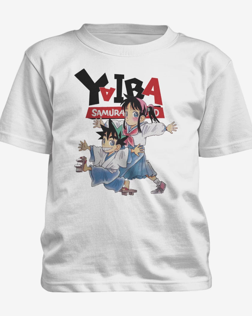 Polera de niño Blanco de Yaiba El Pequeño Samurai