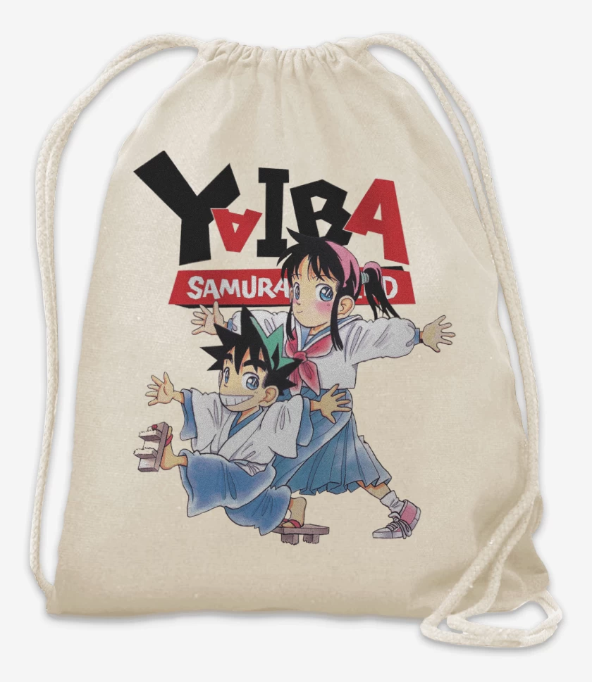 Mochila Blanco de Yaiba El Pequeño Samurai
