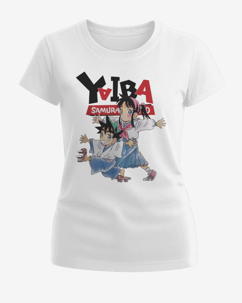 Polera de Mujer Blanco de Yaiba El Pequeño Samurai