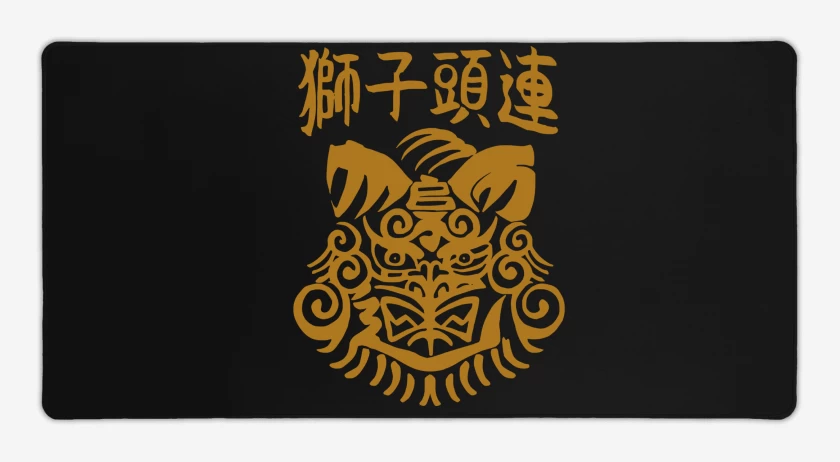 Mouse pad Gamer Negro de Wind Breaker Shishitoren v1