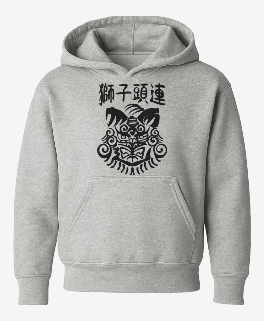 Poleron de niño Gris Melange de Wind Breaker Shishitoren v2