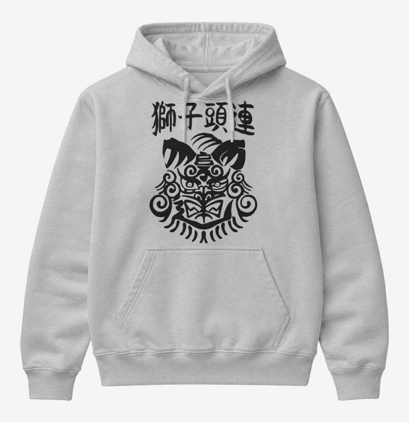 Poleron Canguro básico Gris Melange de Wind Breaker Shishitoren v2