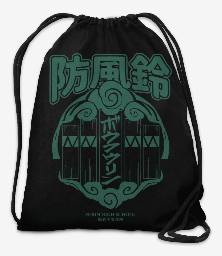 Mochila Negro de Wind Breaker Furin v1