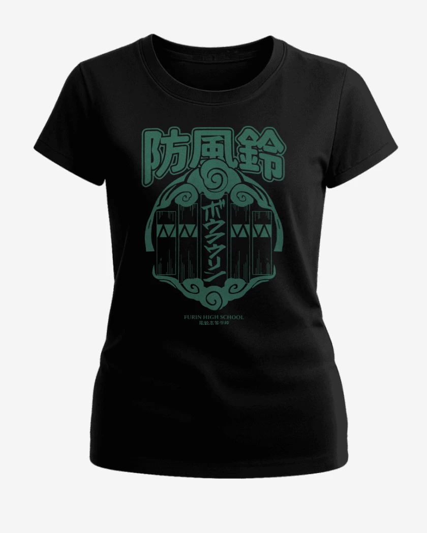 Polera de Mujer Negro de Wind Breaker Furin v1