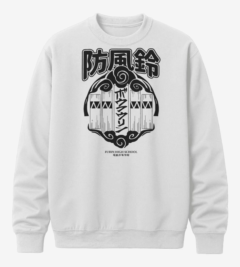 Poleron polo Blanco de Wind Breaker Furin v2