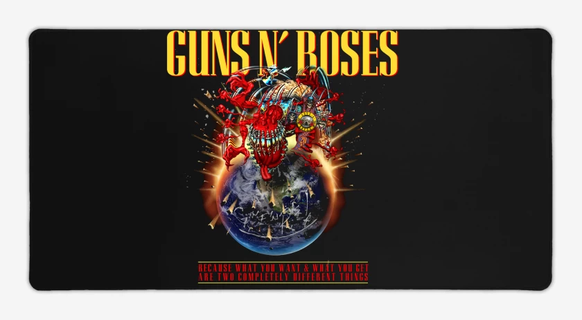 Mouse pad Gamer Guns n Roses Tour 2025
