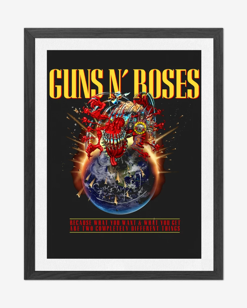 Cuadro decorativo Guns n Roses Tour 2025