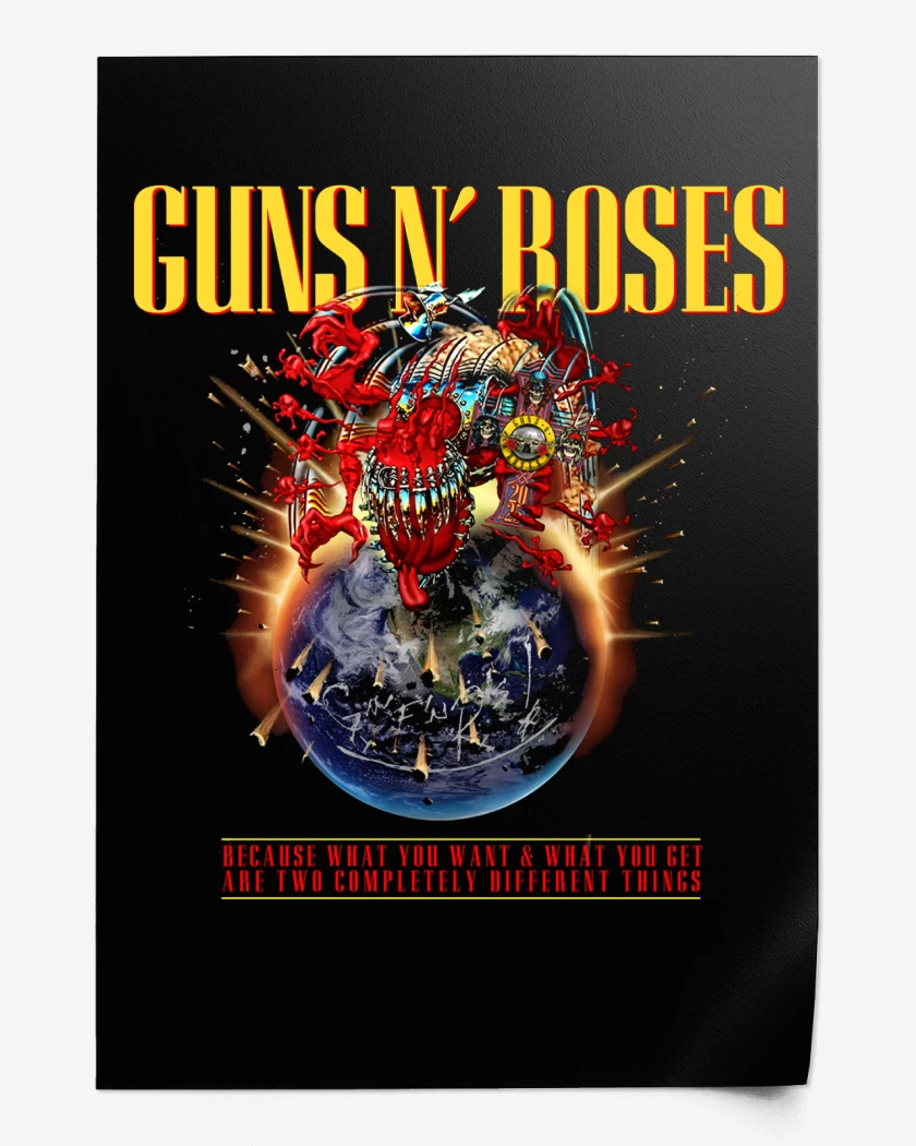 Print Guns n Roses Tour 2025