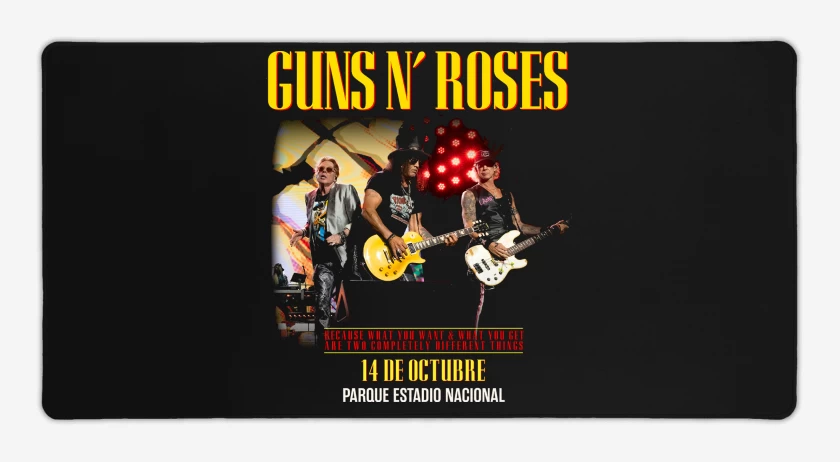 Mouse pad Gamer Guns n Roses Chile 2025