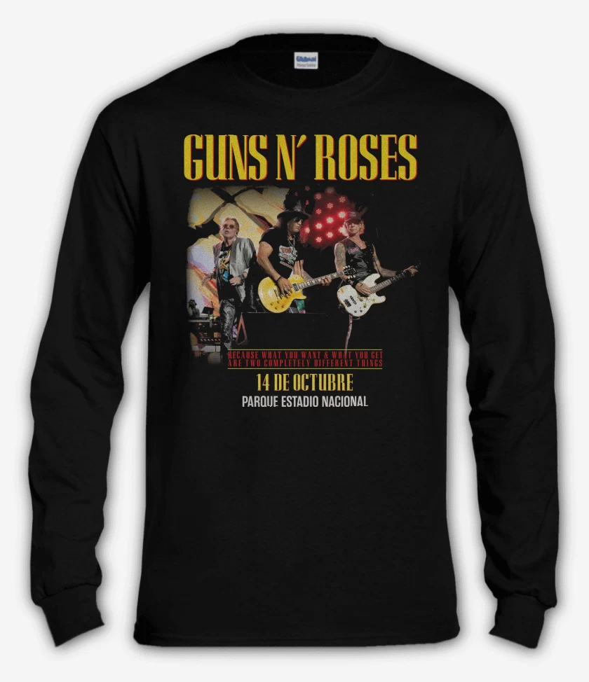Polera manga larga Guns n Roses Chile 2025