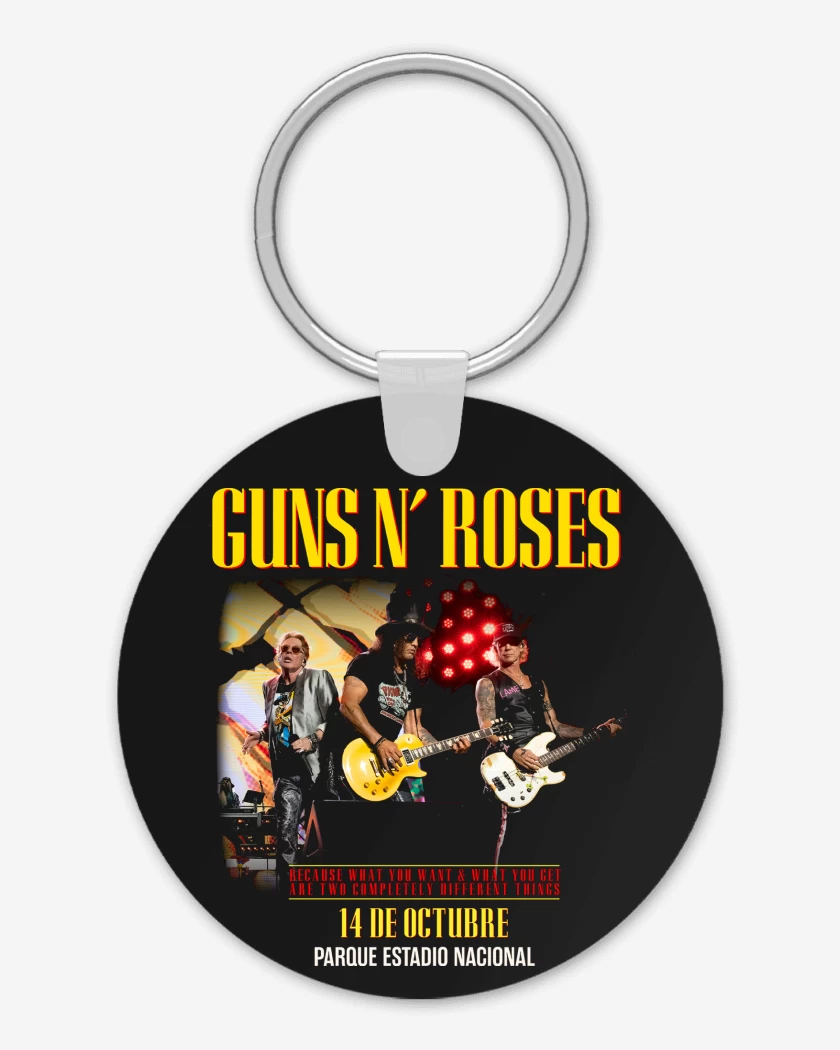 Llavero Guns n Roses Chile 2025
