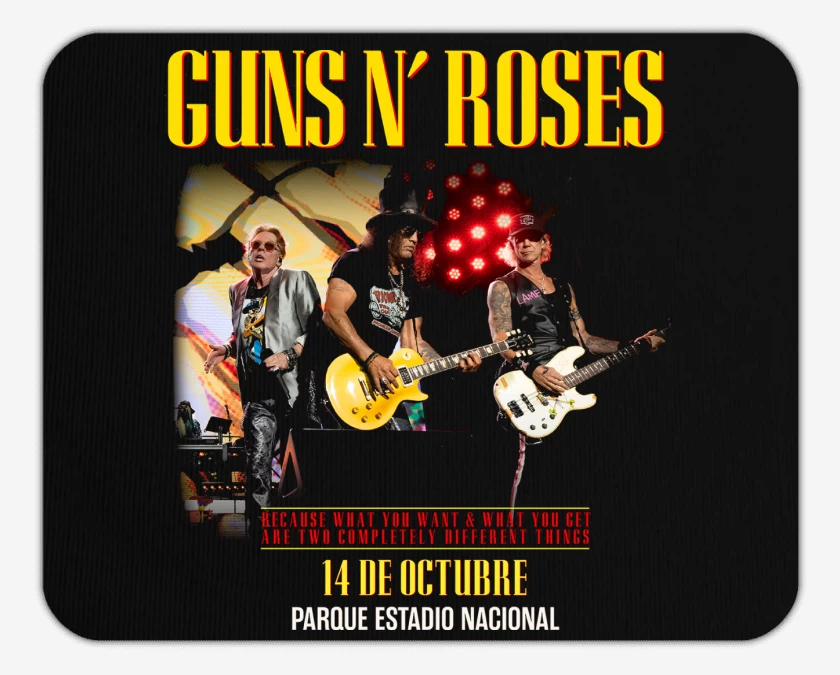 Mousepad Guns n Roses Chile 2025