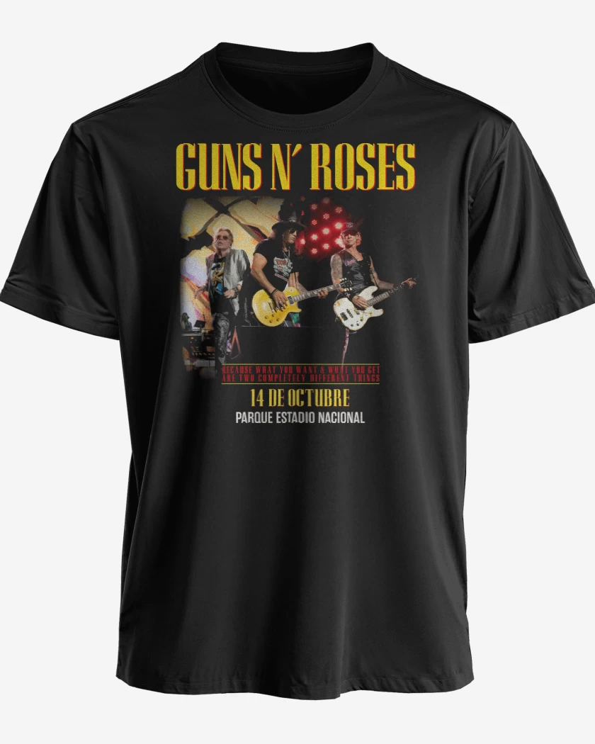 Polera premium Guns n Roses Chile 2025