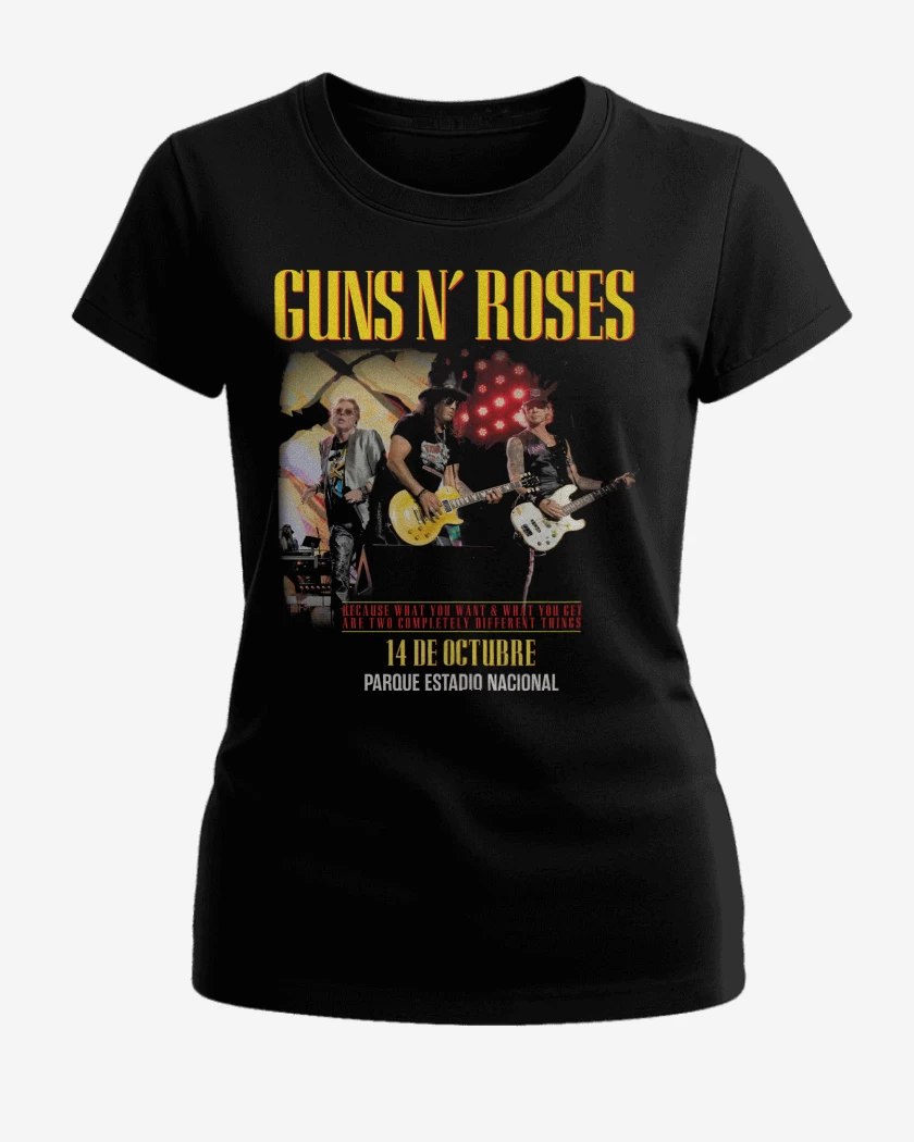Polera de Mujer Guns n Roses Chile 2025