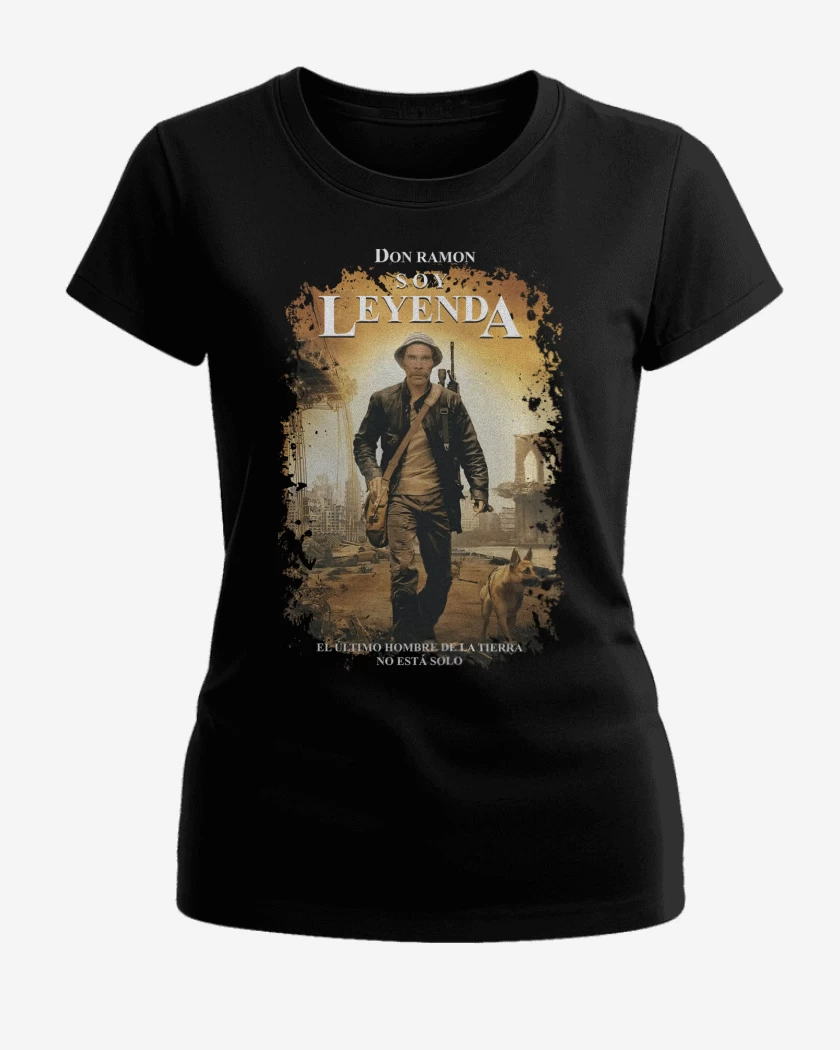 Polera de Mujer Negro de Don Ramon Soy Leyenda