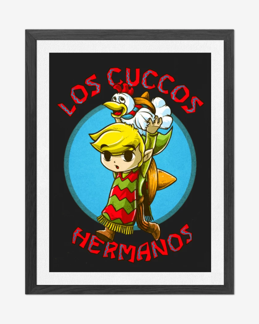 Cuadro decorativo Negro de Los cucos hermanos