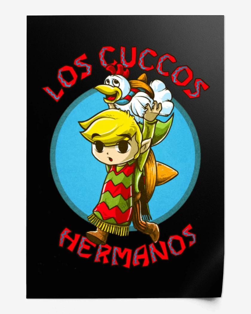 Print Negro de Los cucos hermanos
