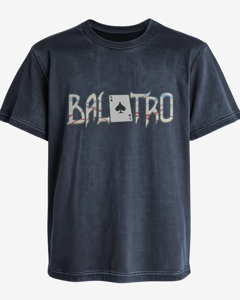 Polera desgastada Balatro Logo