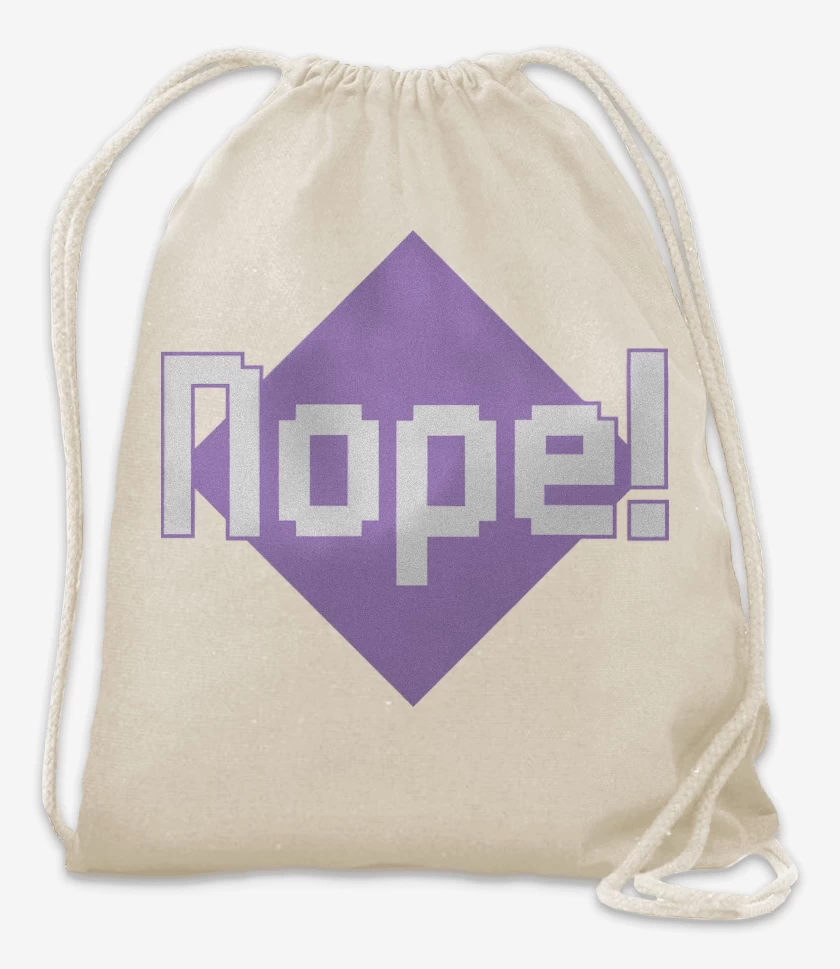 Mochila Blanco de Balatro Nope