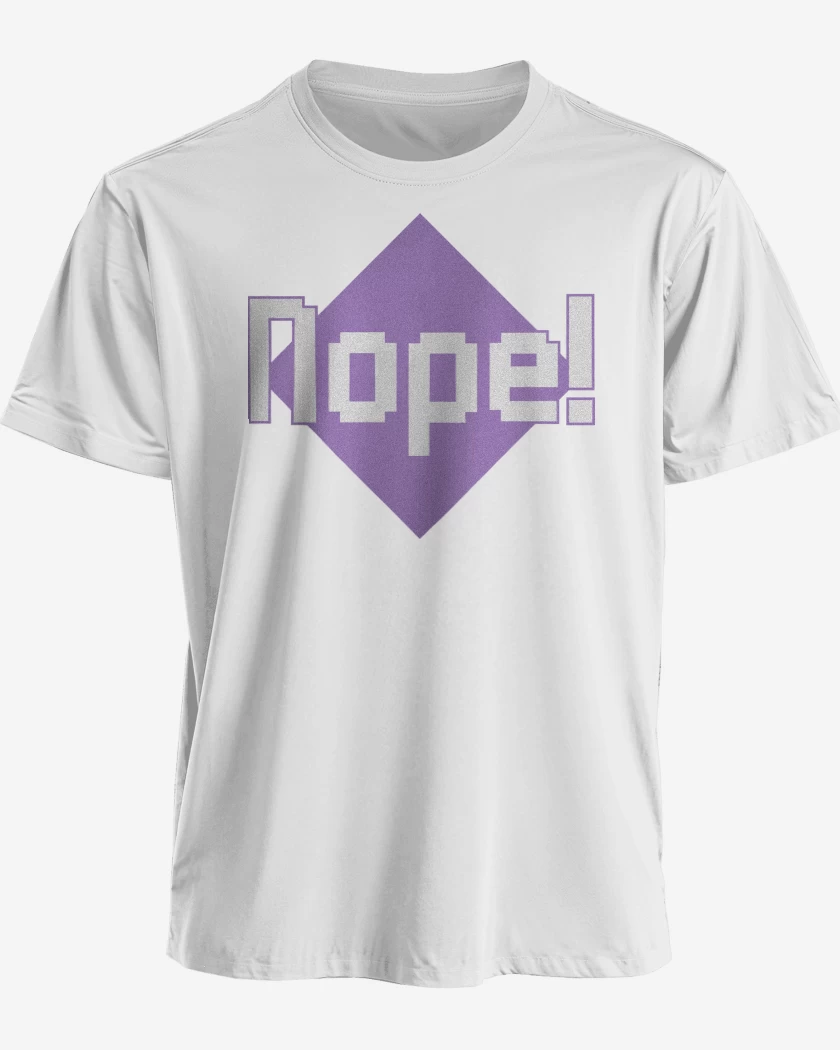 Polera premium Blanco de Balatro Nope