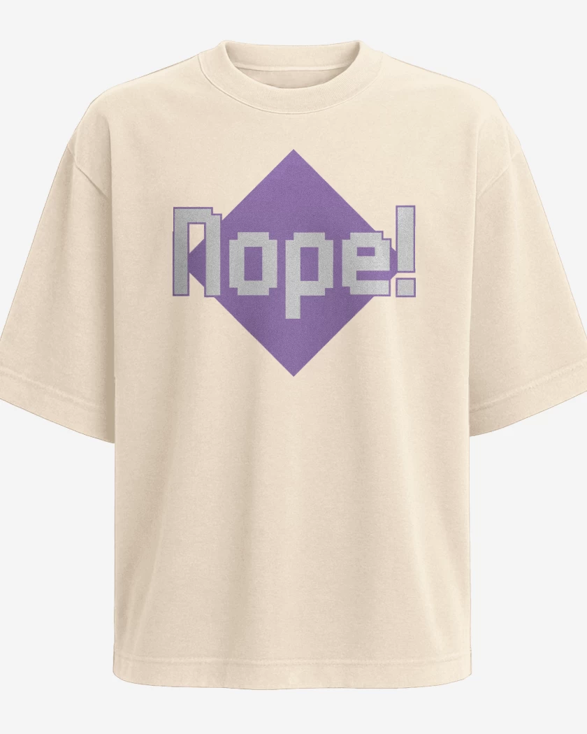 Polera Oversize Beige de Balatro Nope
