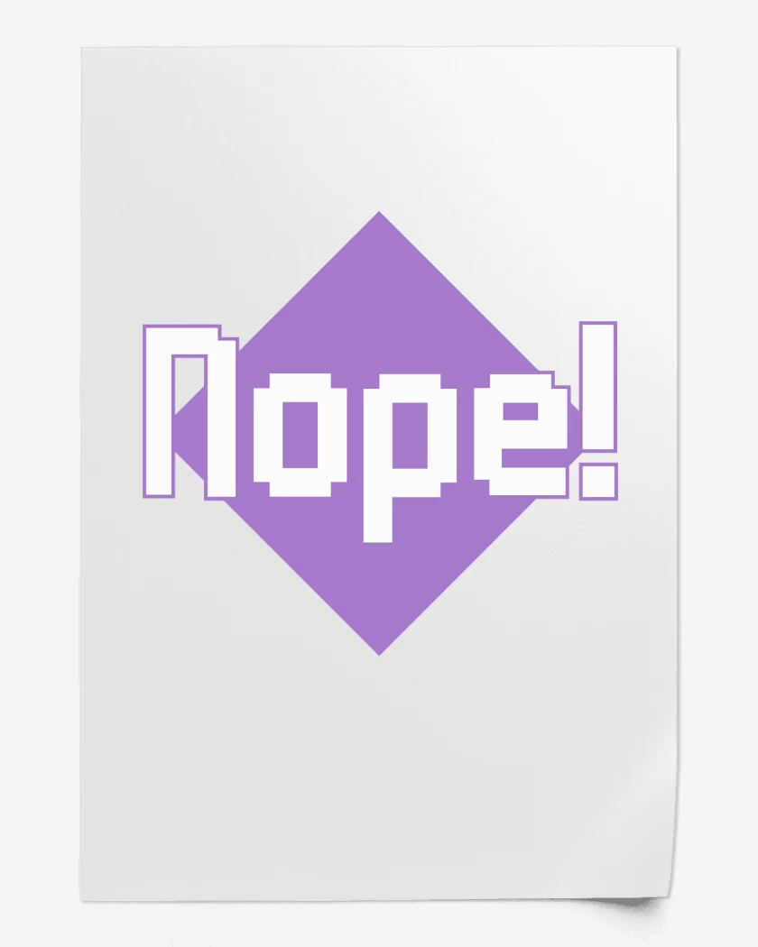Print Balatro Nope