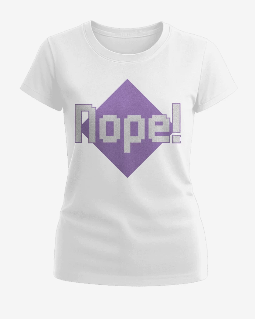 Polera de Mujer Blanco de Balatro Nope