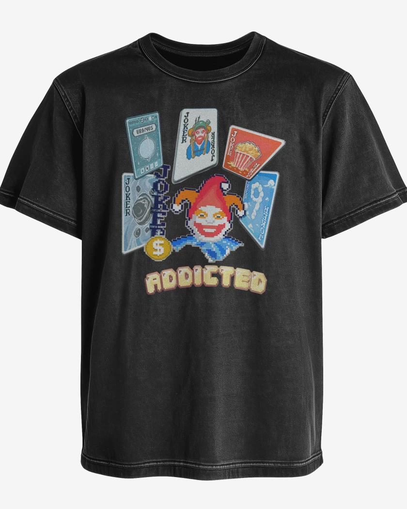 Polera desgastada Balatro Adicto