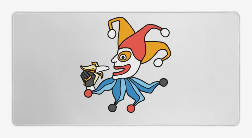Mouse pad Gamer Blanco de Balatro Joker Cavendish