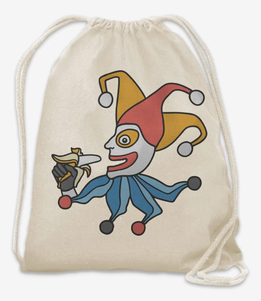 Mochila Blanco de Balatro Joker Cavendish