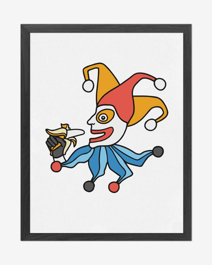 Cuadro decorativo Blanco de Balatro Joker Cavendish