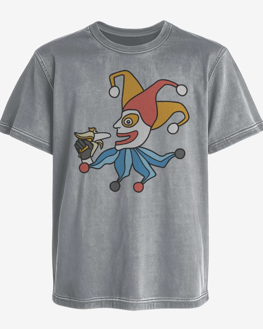 Polera desgastada Balatro Joker Cavendish
