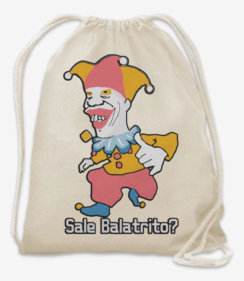 Mochila Blanco de Balatro Balatrito