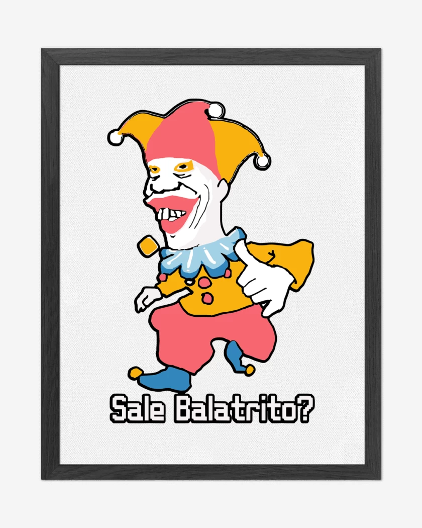 Cuadro decorativo Blanco de Balatro Balatrito