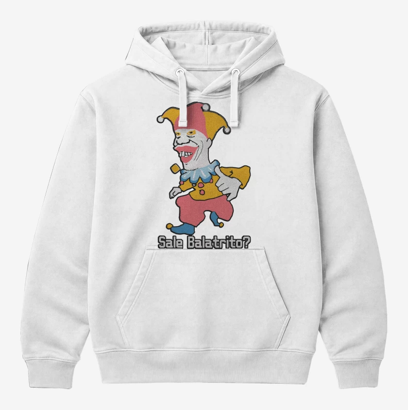 Polerón Canguro Blanco de Balatro Balatrito