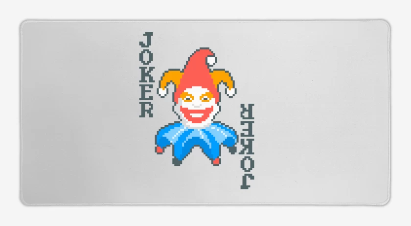 Mouse pad Gamer Blanco de Balatro Joker Jimbo