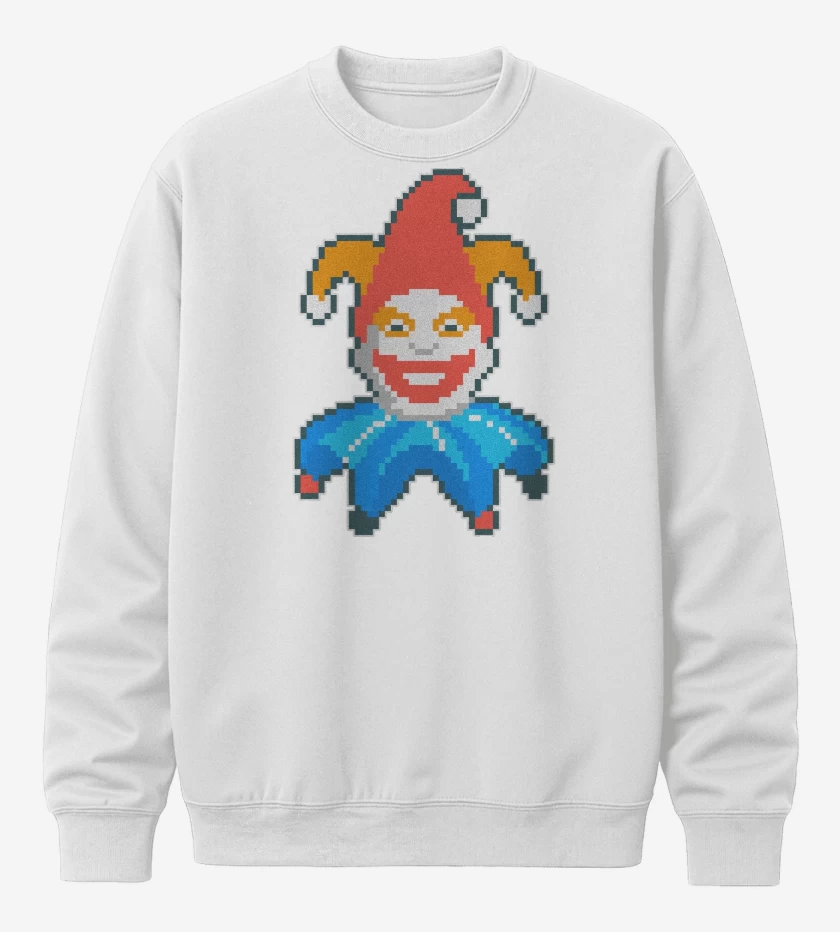 Poleron polo Blanco de Balatro Jimbo
