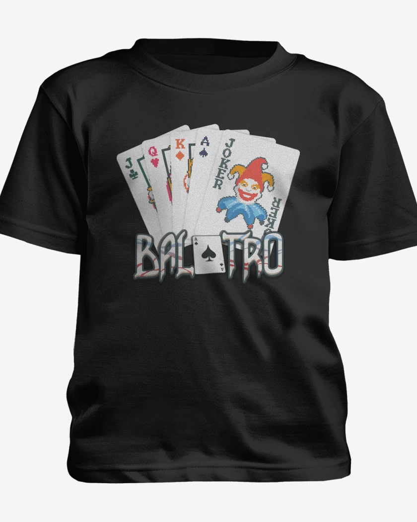 Polera de niño Negro de Balatro Mano