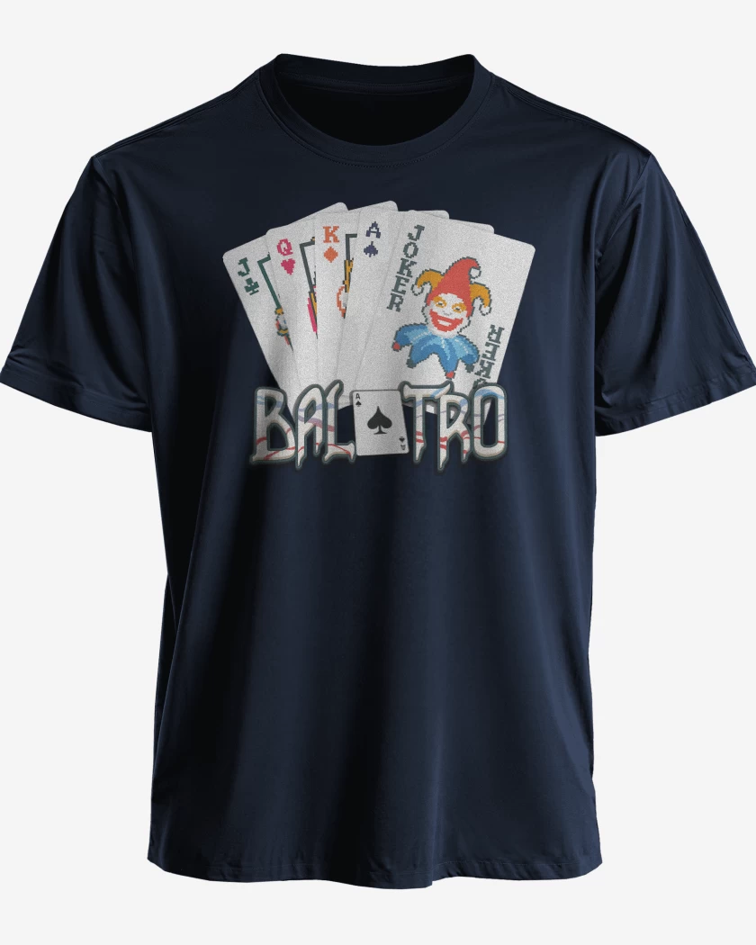 Polera premium Azul Marino de Balatro Mano