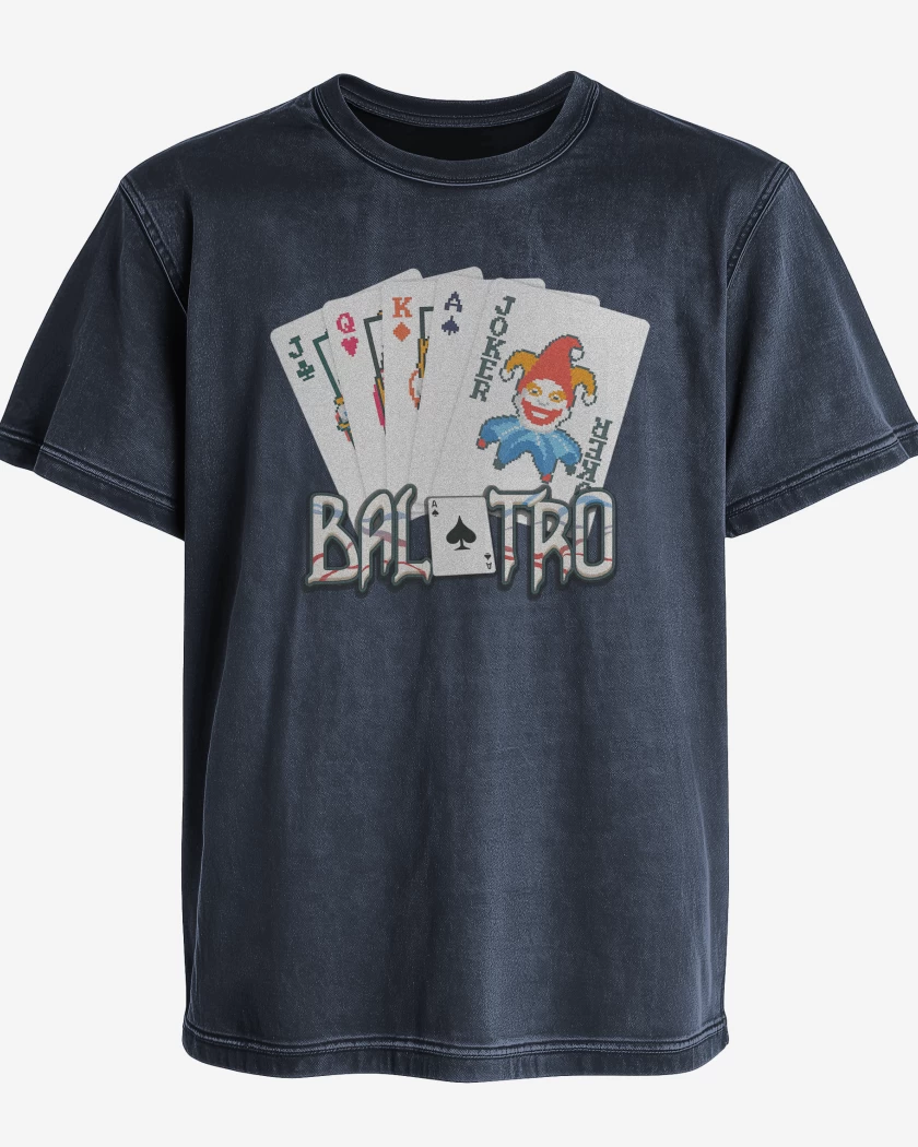 Polera desgastada Balatro Mano