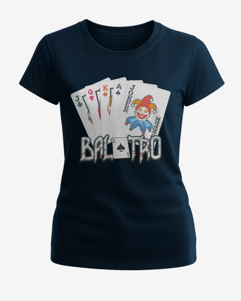 Polera de Mujer Azul Marino de Balatro Mano