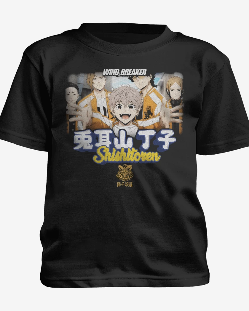 Polera de niño Negro de Choji Shishitoren