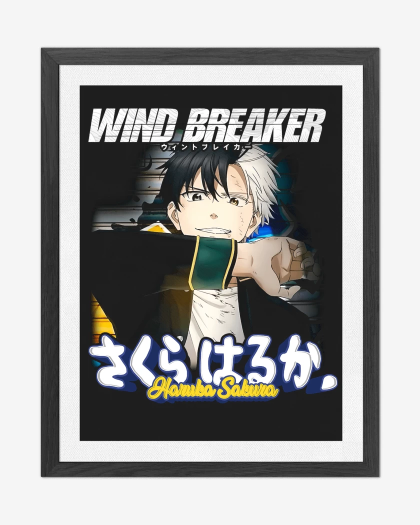 Cuadro decorativo Negro de Haruka Sakura Wind breaker