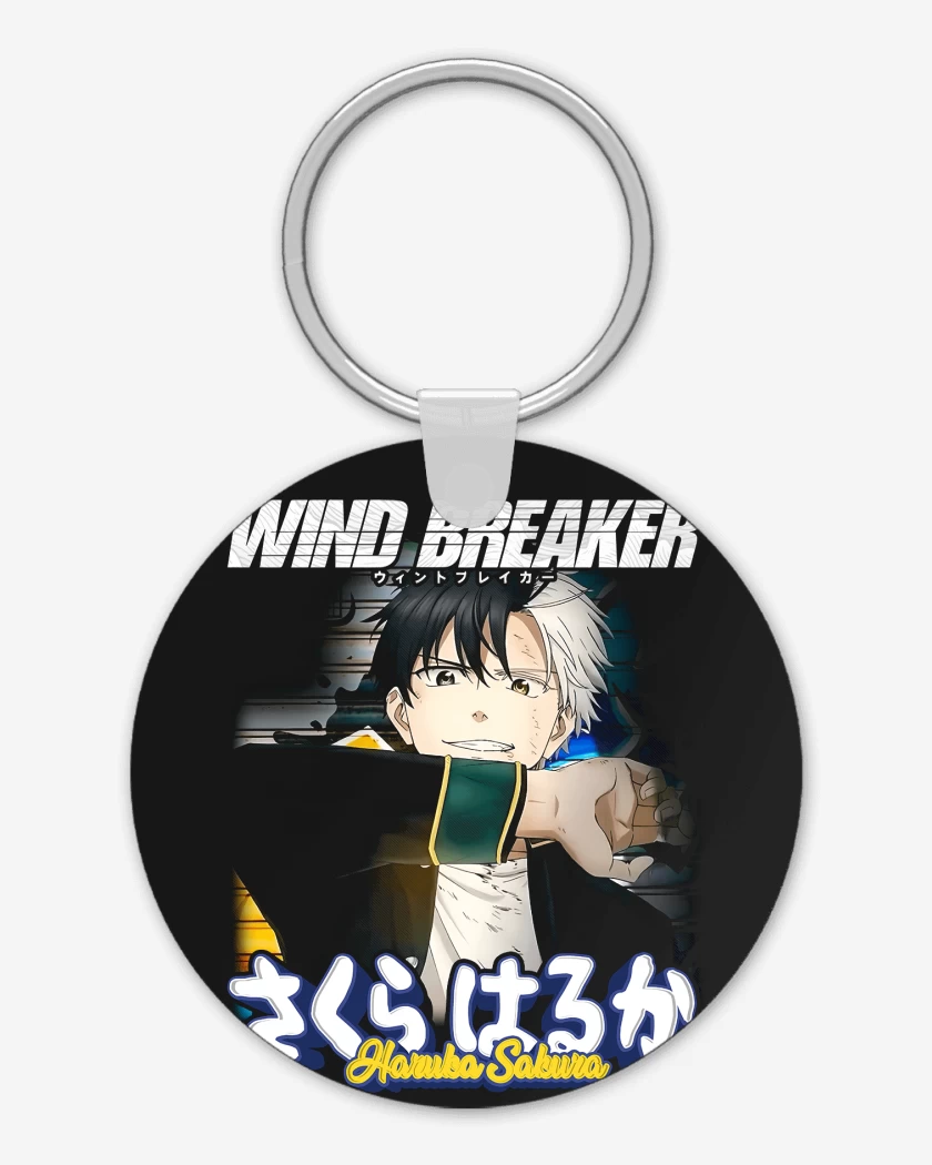 Llavero Negro de Haruka Sakura Wind breaker