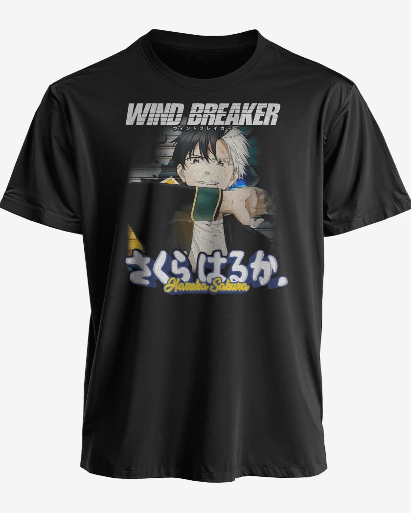 Polera premium Negro de Haruka Sakura Wind breaker