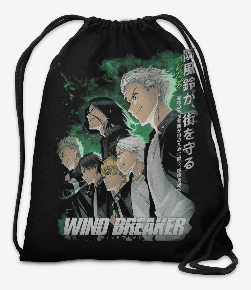 Mochila Negro de Furin Wind Breaker