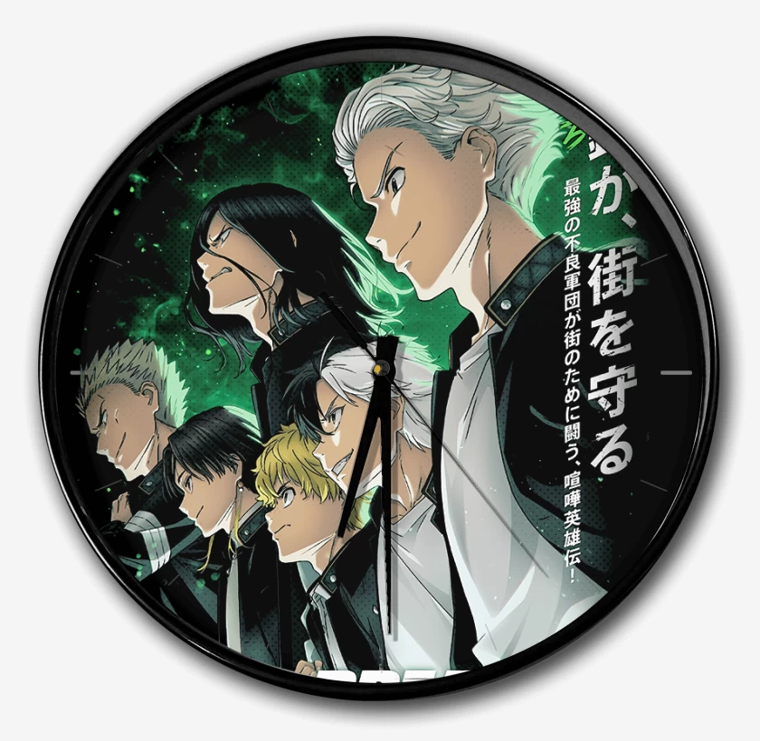 Reloj Negro de Furin Wind Breaker
