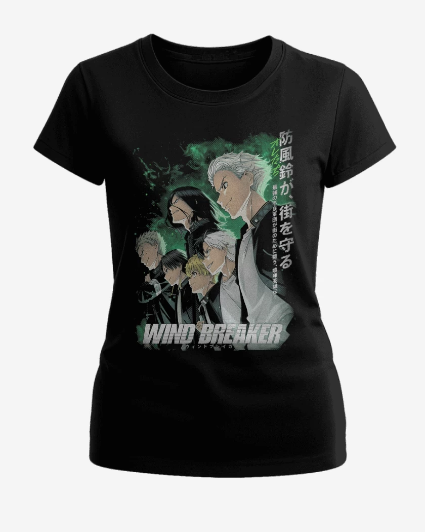 Polera de Mujer Negro de Furin Wind Breaker